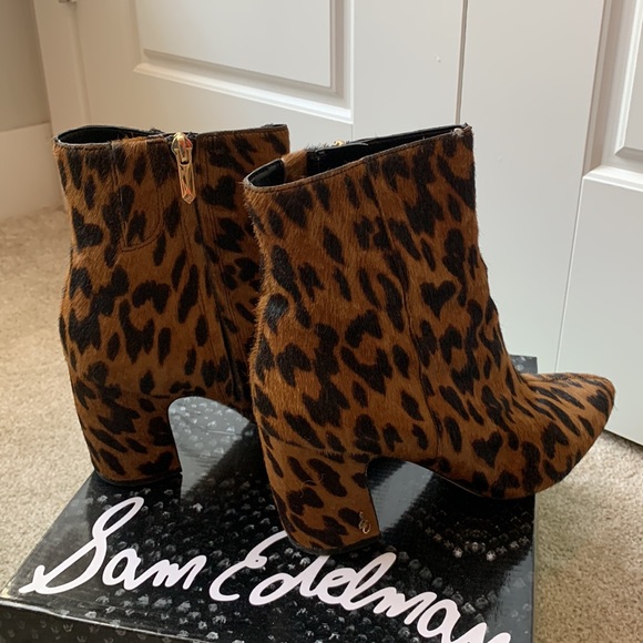 Sam Edelman Leopard Hilty Booties - Picture 4 of 8
